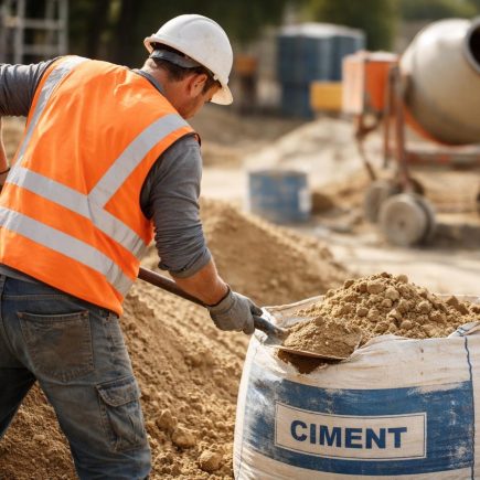 ouvrier-chantier-sable-ciment-outils