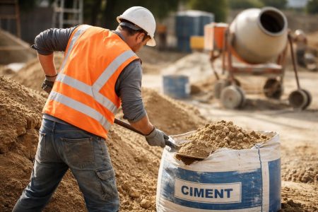 ouvrier-chantier-sable-ciment-outils