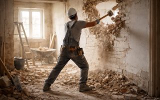 macon-casser-mur-debris-chantier