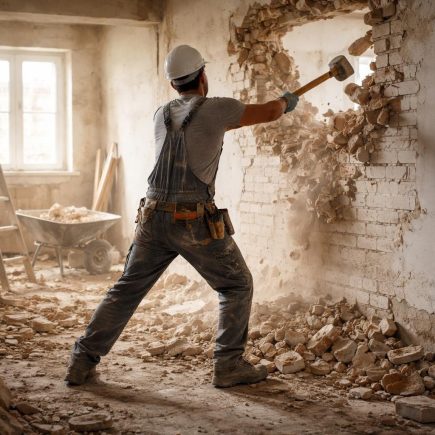 macon-casser-mur-debris-chantier