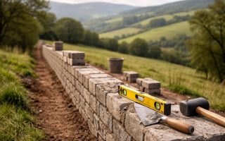 mur-cloture-terrassement-outils-horizon-verdoyant