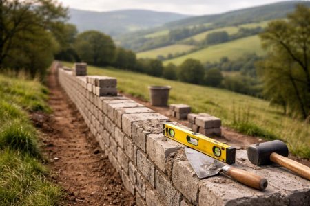 mur-cloture-terrassement-outils-horizon-verdoyant