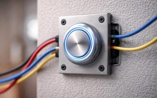 bouton-poussoir-moderne-fils-electriques