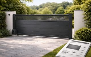 portail-coulissant-moderne-cadre-residentiel